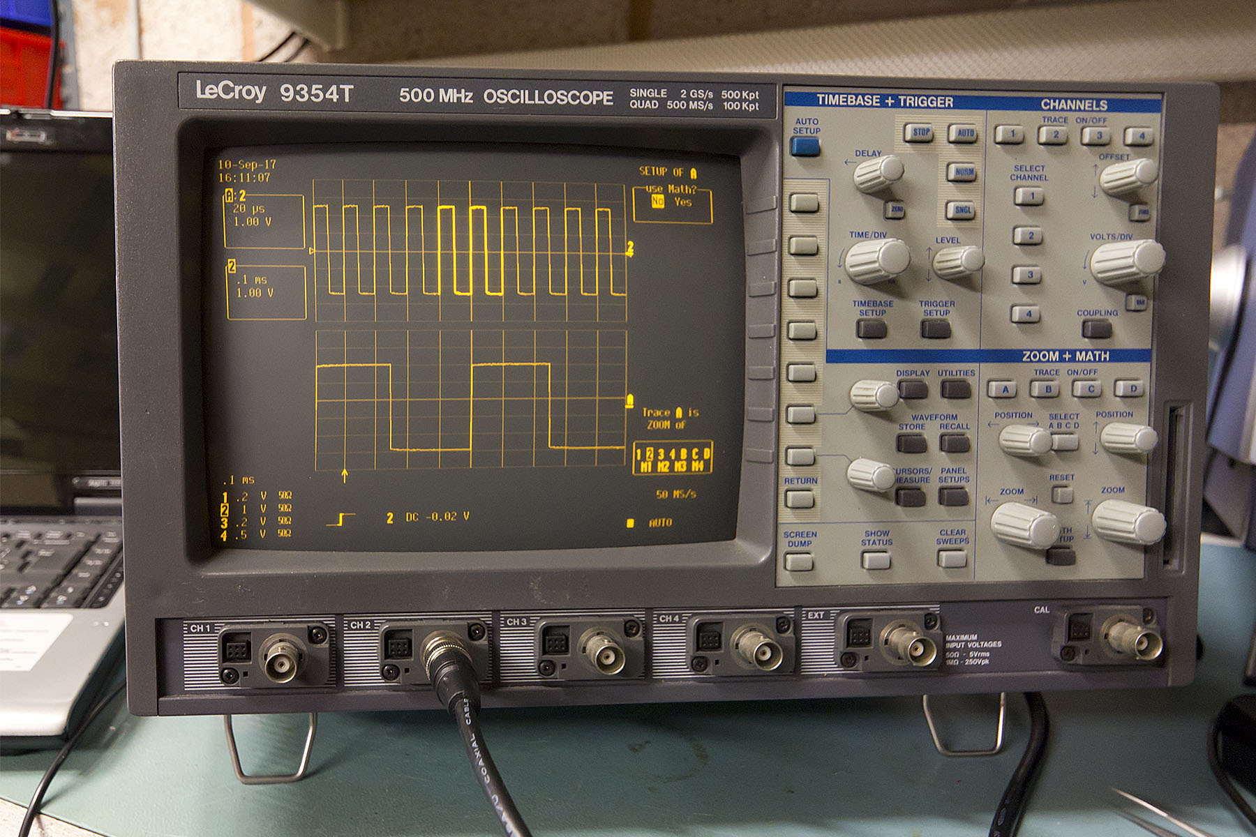 SOLD [UK] LeCroy 9354T 500MHz oscilloscope - Page 1